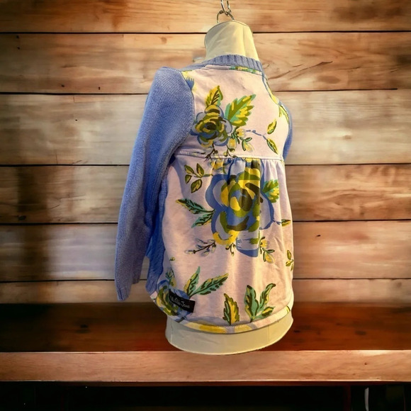 Matilda‎ Jane floral cardigan sweater 12-18 month - Picture 5 of 7